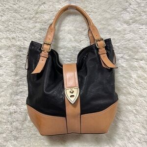 BROOKS Brothers Leather Hobo Bag